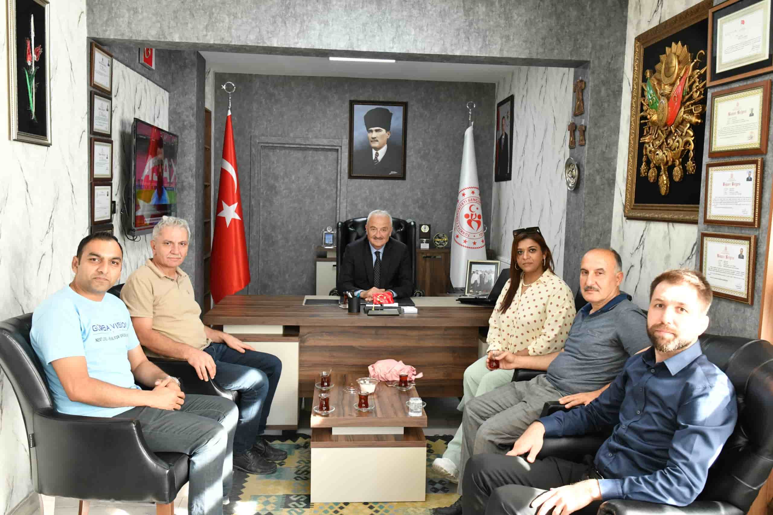 TOKAT GENÇLİK SPOR İL MÜDÜRLÜĞÜNÜ ZİYARET EDEN İNGİLİZ TEMSİLCİLER İLE PROJE İŞBİRLİĞİ DEĞERLENDİRİLDİ