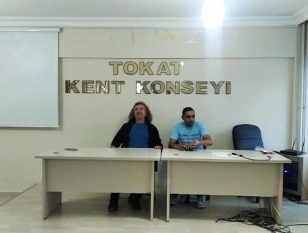 TOKAT KENT KONSEYİ BAŞKANI İNGİLİZ TEMSİLCİLERİ KABUL ETTİ