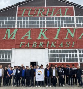 Tokat MTAL Öğrencileri Turhal Makine Fabrikasını Gezdi
