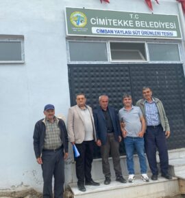 TEKMED Derneği Cimitekke Belediyesini Ziyaret Etti