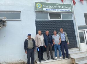 TEKMED Derneği Cimitekke Belediyesini Ziyaret Etti