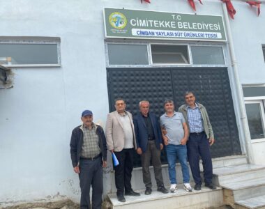 TEKMED Derneği Cimitekke Belediyesini Ziyaret Etti