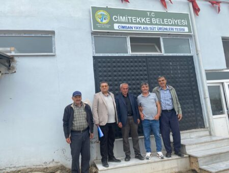 TEKMED Derneği Cimitekke Belediyesini Ziyaret Etti