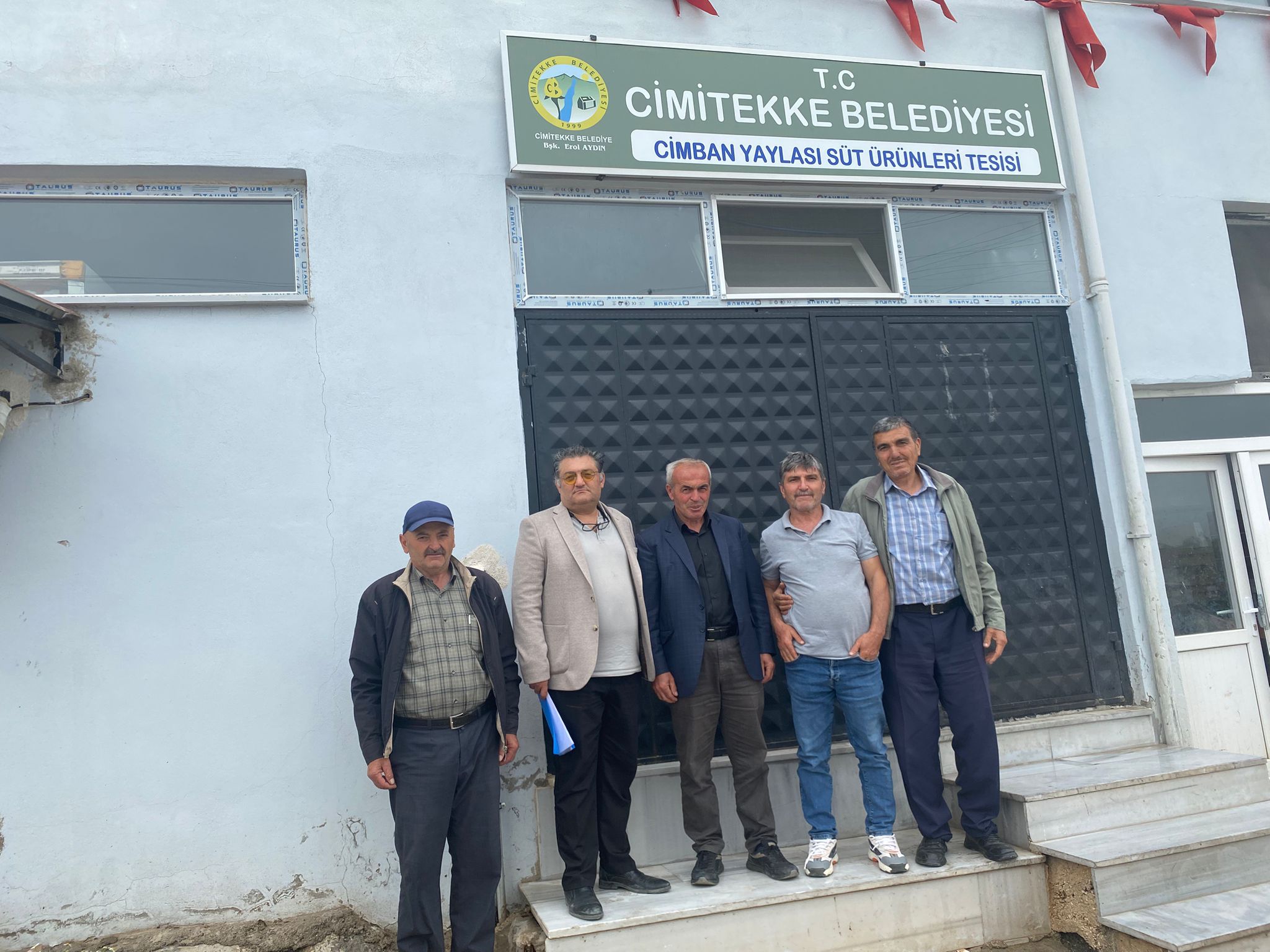 TEKMED Derneği Cimitekke Belediyesini Ziyaret Etti